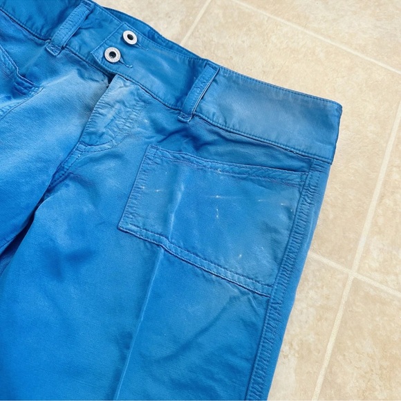 NWT  Diesel Women Satin Pants Low Rise Color Wash 27 in Cotton Blend Y2K - Picture 11 of 11